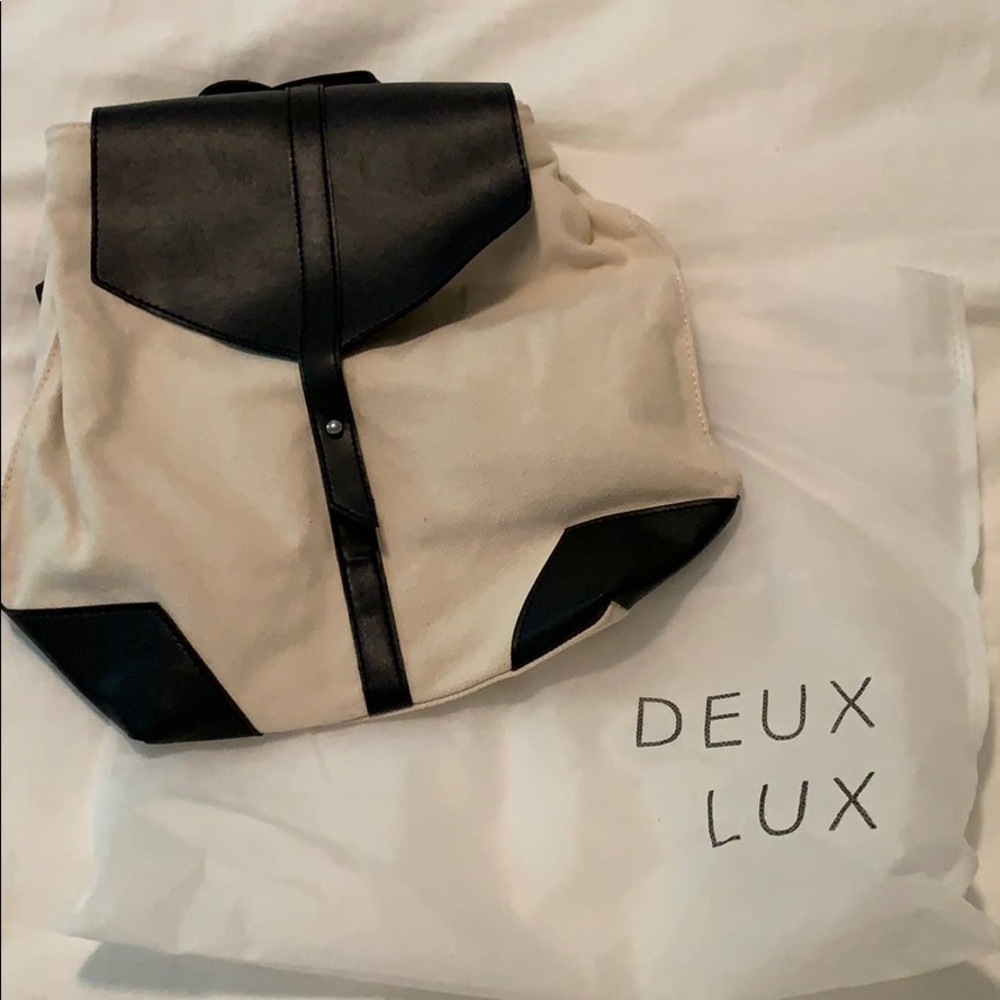 Deux Lux linen backpack